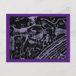 Postal Arte de rock del panel de Rochester