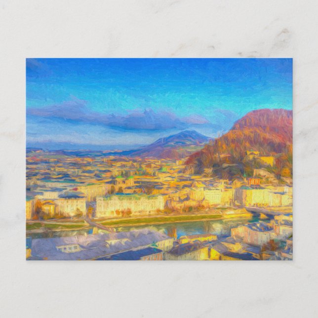Postal Arte de Salzburgo (Anverso)