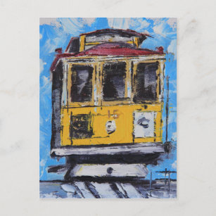 Postal Arte de San Francisco, Pintura de teleférico, Cali