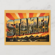 Arte de Stanley Idaho Picos Alpinos Valle del Río