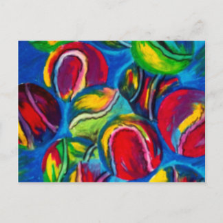 Postal Arte de tenis