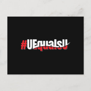Postal Arte de UEqualsU VIH Indetectable Intransmisible