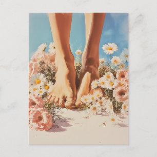 Postal Arte de verano en Barefoot Blooms