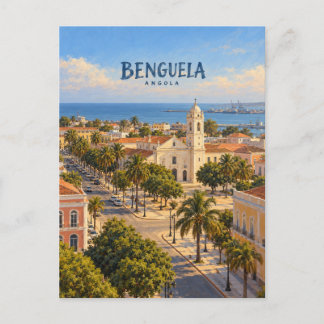 Postal Arte de Viaje Pictórico de Benguela
