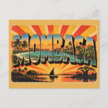 Arte de viaje vintage de la palma de la costa de M