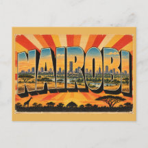 Arte de viaje vintage de la sabana del horizonte d