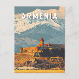 Postal Arte de viajes en Ilustracion de Armenia