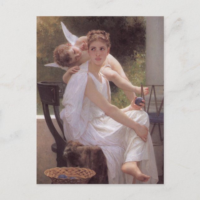 Postal Arte de William Adolphe Bouguereau (Anverso)