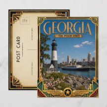 Arte Deco Antiguo de Georgia Edad de Oro
