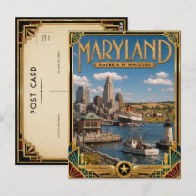 Arte Deco Antiguo Dorado de Maryland