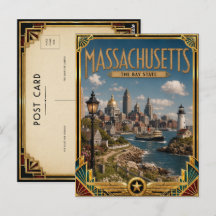 Arte Deco Antiguo Dorado de Massachusetts