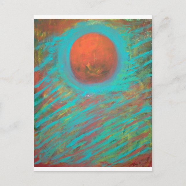 Postal Arte Decorativo De Anca Sofia: Aquí viene el sol (Anverso)