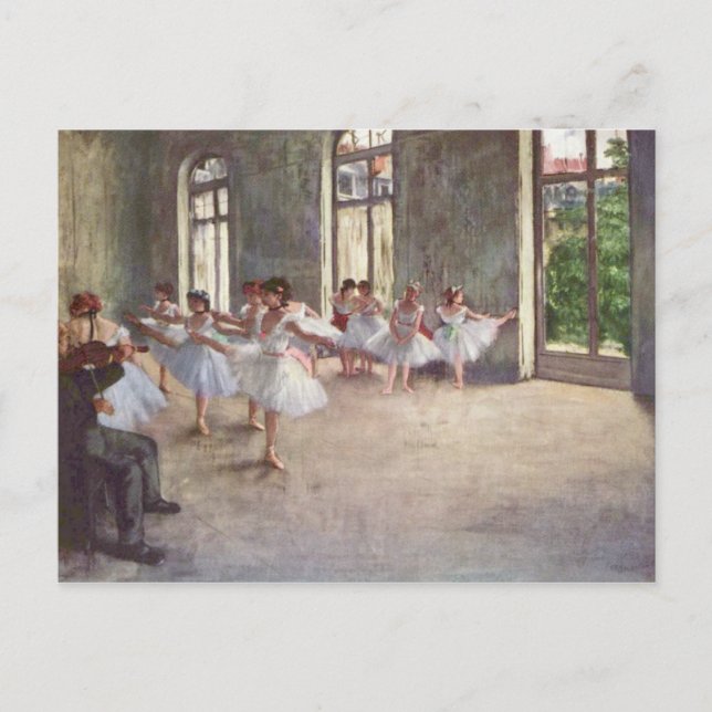 Postal Arte Degas (Anverso)