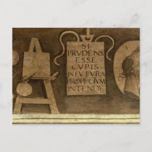 Postal Arte, del ciclo "Las Artes Liberales" (fresco)