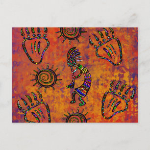 Postal Arte del desierto de Arizona