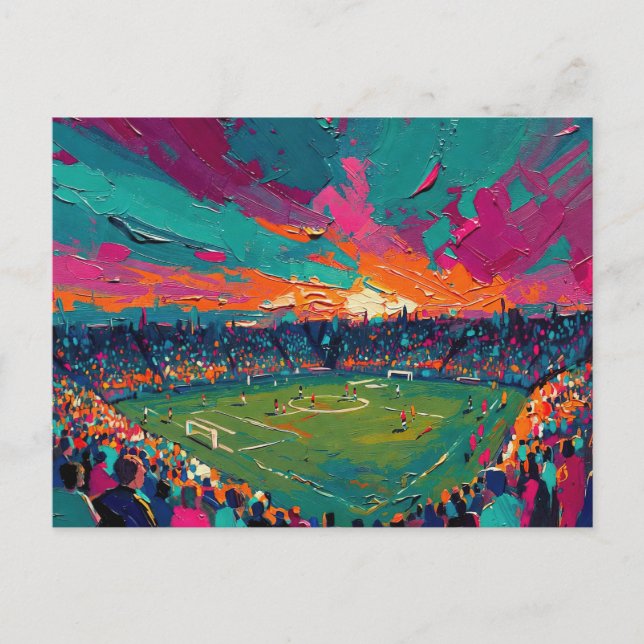 Postal Arte del Fútbol (#1) (Anverso)