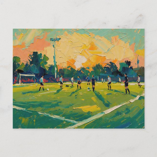 Postal Arte del Fútbol (#2) (Anverso)