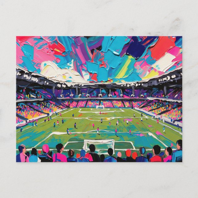 Postal Arte del Fútbol (#3) (Anverso)