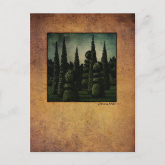 Postal Arte del Jardín Secreto Moonrise
