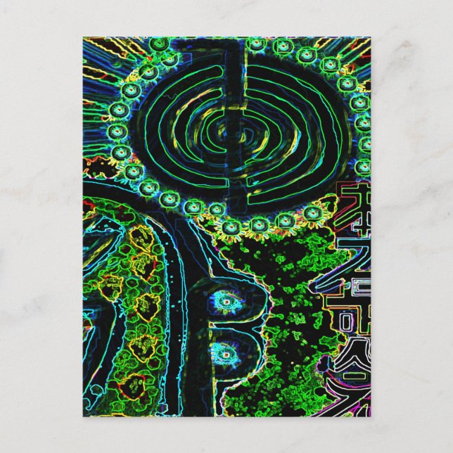 Postal Arte del misterio (Anverso)