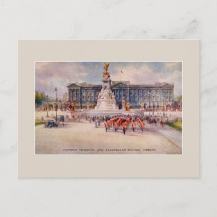 Postal Arte del monumento Victoria Memorial Buckingham Pa