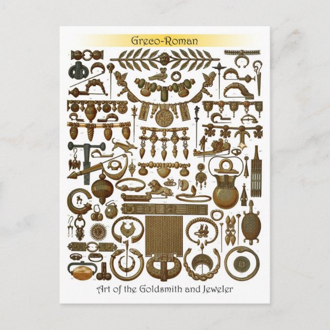 Postal Arte del orfebre y jeweler (grecorromano) (Anverso)