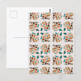 Postal Arte del patrón de tonos de la Tierra del suroeste