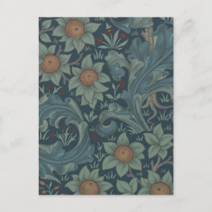 Postal Arte del patrón de William Morris Orchard