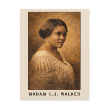Arte del retrato de Madam C.J. Walker