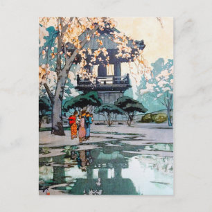 Postal Arte del santuario japonés de Guay oriental Hirosh