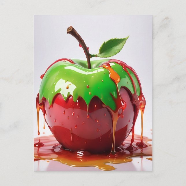 Postal Arte digital Apple (Anverso)