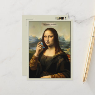 Postal Arte Divertido de Parodia