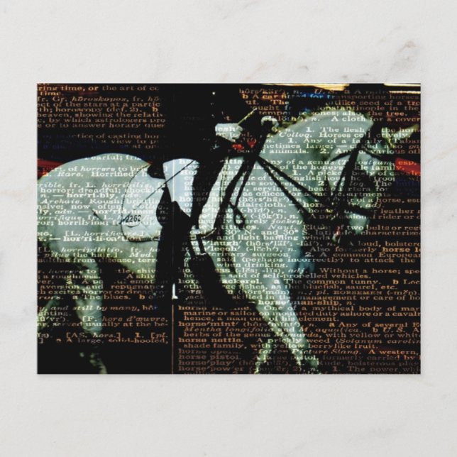 Postal Arte Dressage (Anverso)