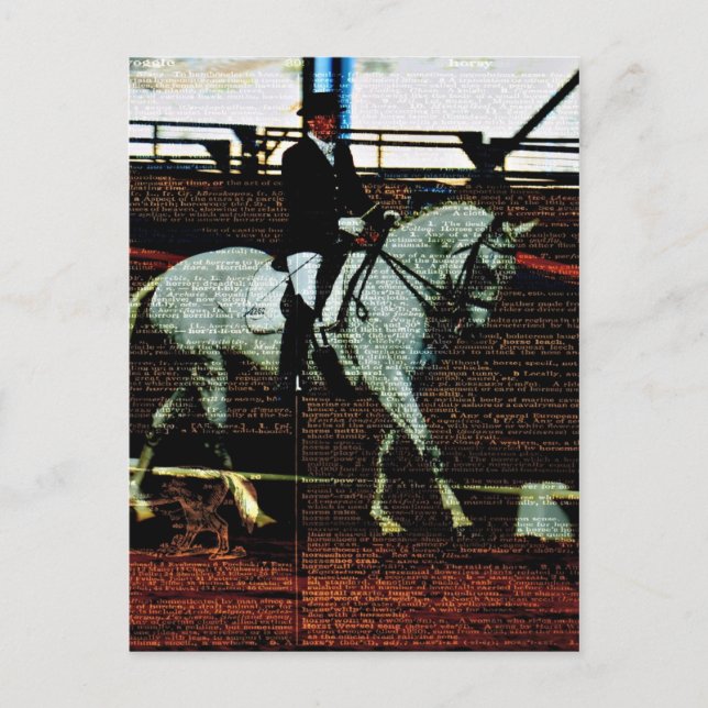 Postal Arte Dressage (Anverso)