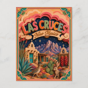 Postal Arte en Papel de Las Cruces Nuevo México PopCut Es