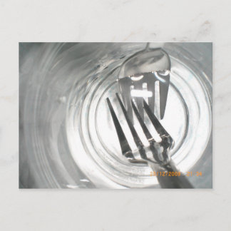 Postal Arte en un vaso