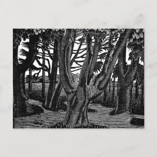 Postal Arte Eric Ravilious, Woodland Outside Florence,