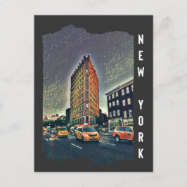 Postal Arte estético de Nueva York