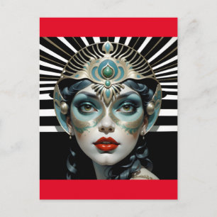 Postal arte facial