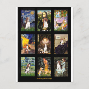 Postal Arte Famoso Beagle Comp 1