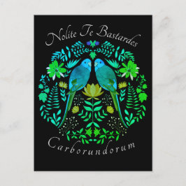 Postal Arte feminista Nolite Te Bastardes Carborundorum