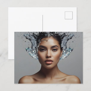 Postal Arte fino de moda