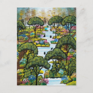 POSTAL ARTE FOLLAR TEMPRANO POR LA TARDE DE LORI EVERETT 