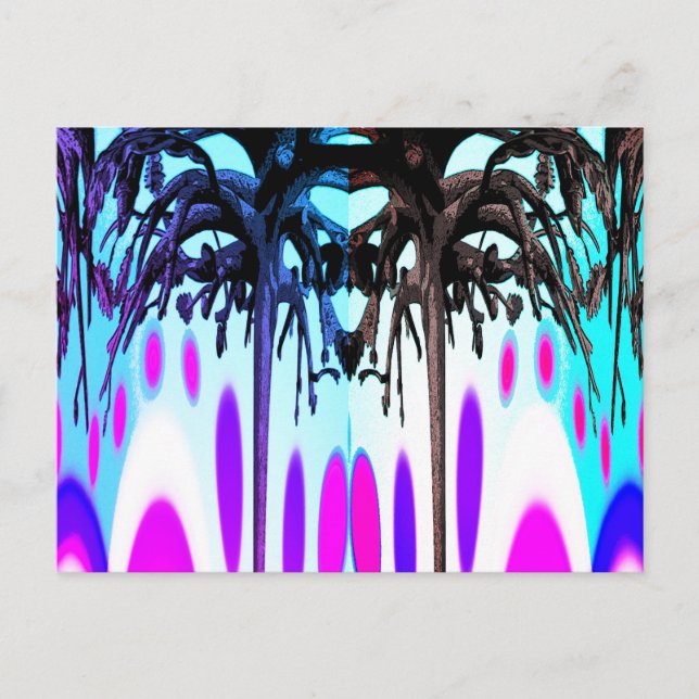 Postal Arte forestal de Alien (Anverso)