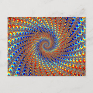 Postal Arte fractal de Monterey