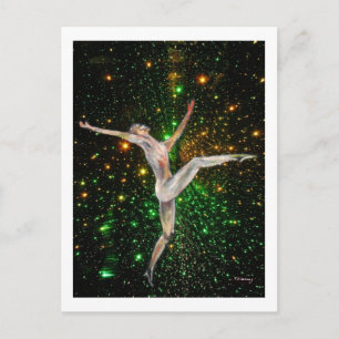 Postal arte, gimnasia, baile y estrellas de TJ Conway
