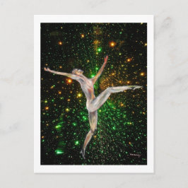 Postal arte, gimnasia, baile y estrellas de TJ Conway
