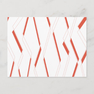Postal Arte gráfico de abstracción de plantas urbanas sim
