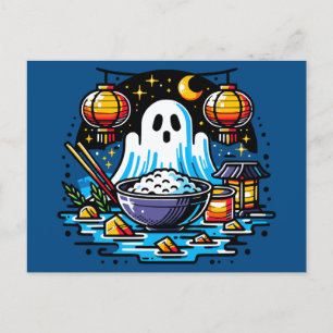 Postal Arte gráfico del Festival de los Fantasmas Hambrie