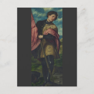 Postal Arte heroico mártir San Alejandro de Roma